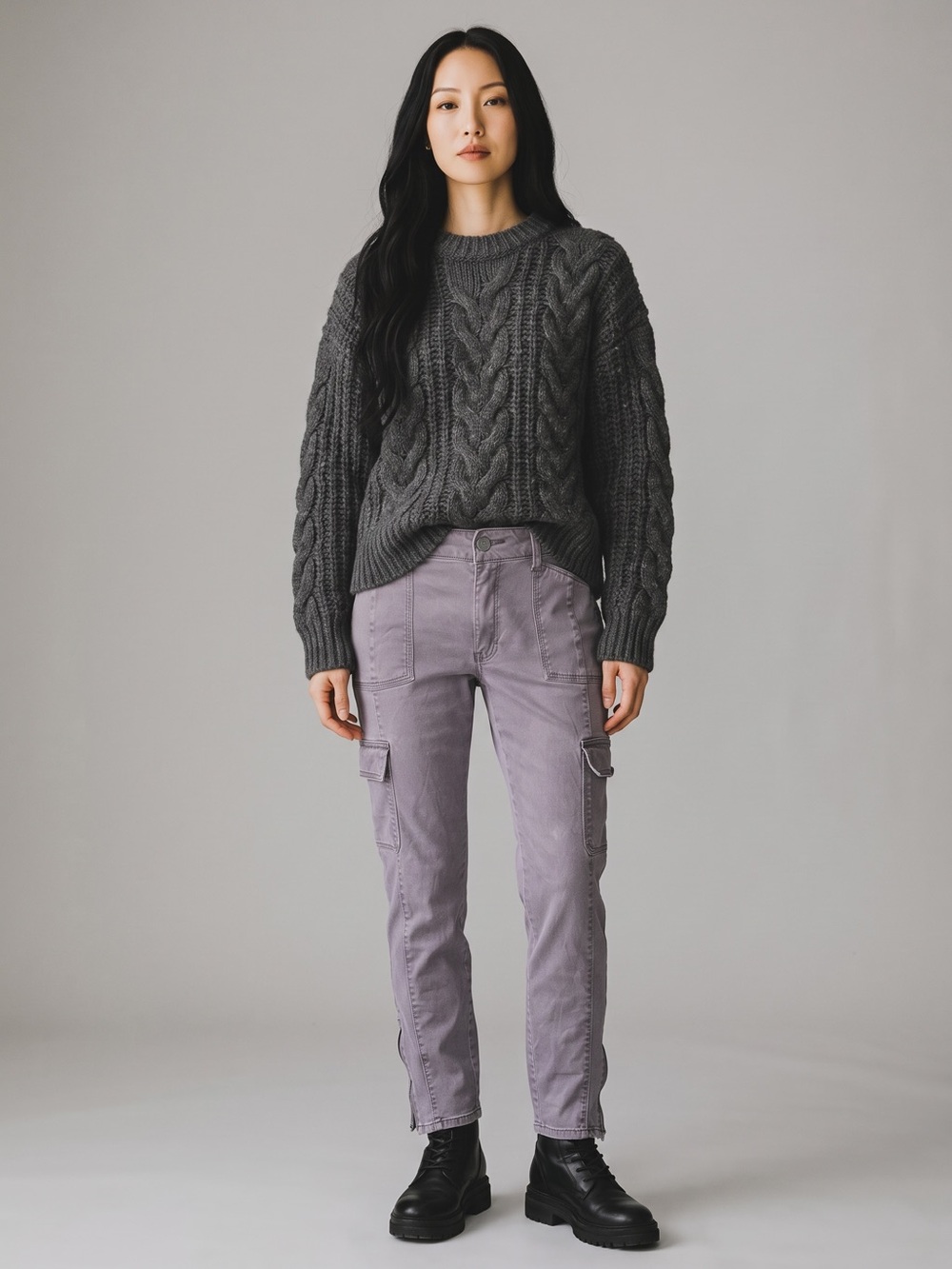White House Black Market Men's Gray Cargo Pants